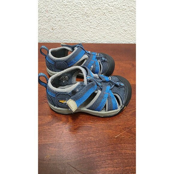 Keen infants Newport H2 Closed-Toe Hiking Sandals Size 5 Blue & Gray - Picture 3 of 8